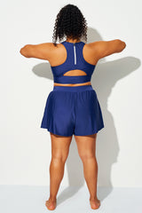 Navy Quick-Dry Swim Short With Pockets