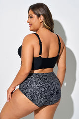 Twist Front Vest Style Adjustable Back Latch Bikini Top