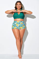 Lemons & Floral High Waist Brief For Lady