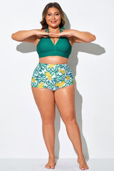 Lemons & Floral High Waist Brief For Lady