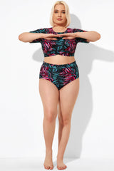 Leaf Print Full Coverage Brief for Lady
