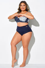 Dark Blue Bandage Sexy Women Beach Brief