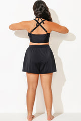 Plus Size Black Women Swim Bottoms