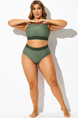 Green Fashion Full Coverage Brief For Lady