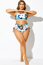 Birch Floral Print Side Knot High Waist Brief