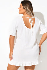 V-Neck Bathing Suit Beach Dress Cover Up
