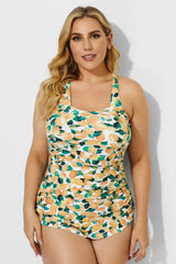 Elegant Sweetheart Tummy Control One Piece Swimsuit