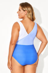 Criss-cross Style Women One Piece Swimsuit