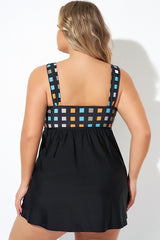 Graceful Tie Front Sweetheart Neckline Swimdress
