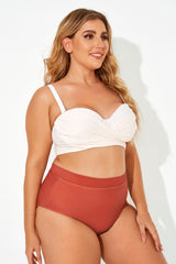 White Warp Elegant Women Bikini Top