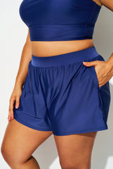 Navy Quick-Dry Swim Short With Pockets