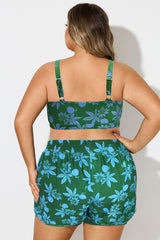 Passionfruit Print Wide Strap Women Bikini Top