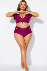 Purple Bandage Sexy Women Beach Brief