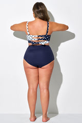 Dark Blue Bandage Sexy Women Beach Brief