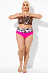 High Waisted Elegant Women Swim Bottoms