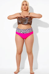 High Waisted Elegant Women Swim Bottoms