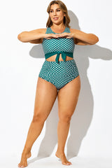 Polka Dots Check High Waisted Bottom