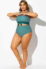Polka Dots Check High Waisted Bottom