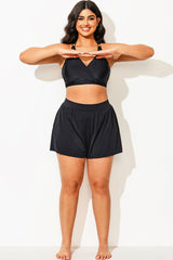Plus Size Black Women Swim Bottoms