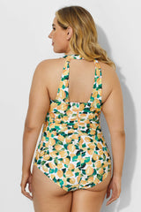 Elegant Sweetheart Tummy Control One Piece Swimsuit