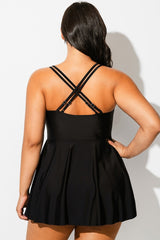 Plus Size Beach Mesh One Piece Swimsuit