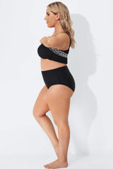 Black Fashion Full Coverage Brief For Lady