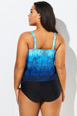 Gradient Color One Piece Swimsuit for Women