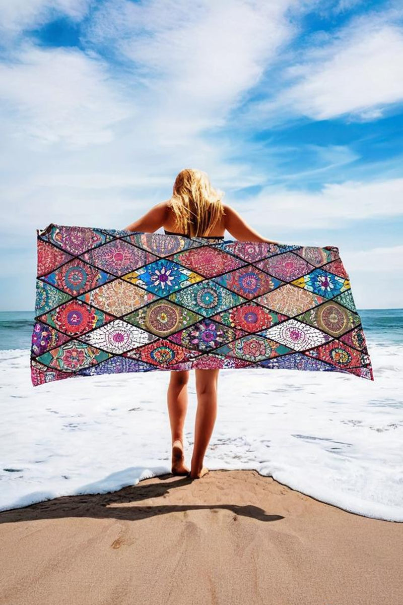 Boho Sandproof Oversized Absorbent Sand Beach Towel
