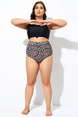 Leopard Print  Bikini Bottom for Women